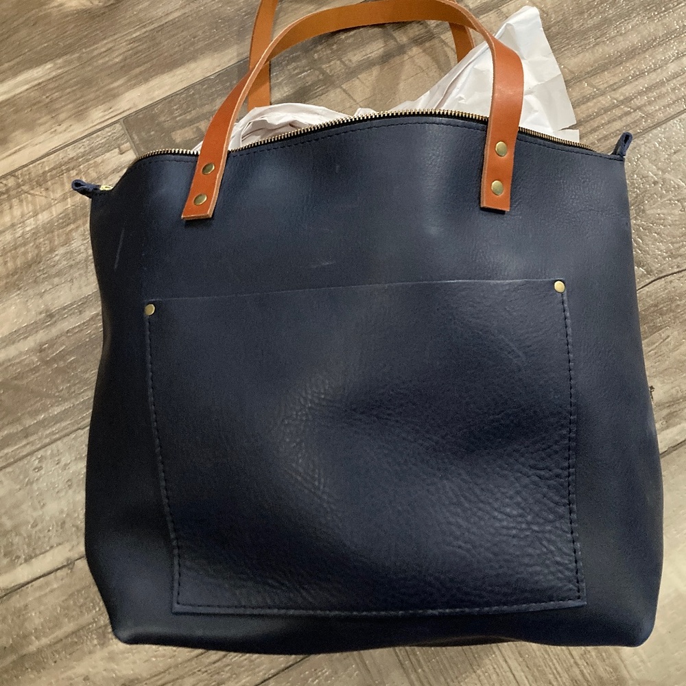 ** Unicorn Portland Leather goods tote